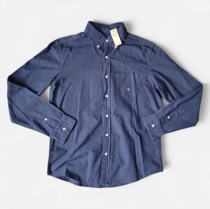 NWT American Eagle Outfitters Classic Fit Navy Blue Button Down Shirt Mens MD